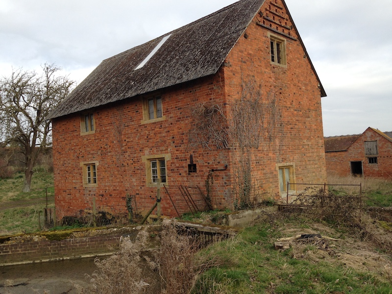 2015-03-11 Dumbleton Mill from upstream