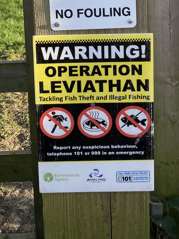 April 5, 2025. Operation Leviathan sign.